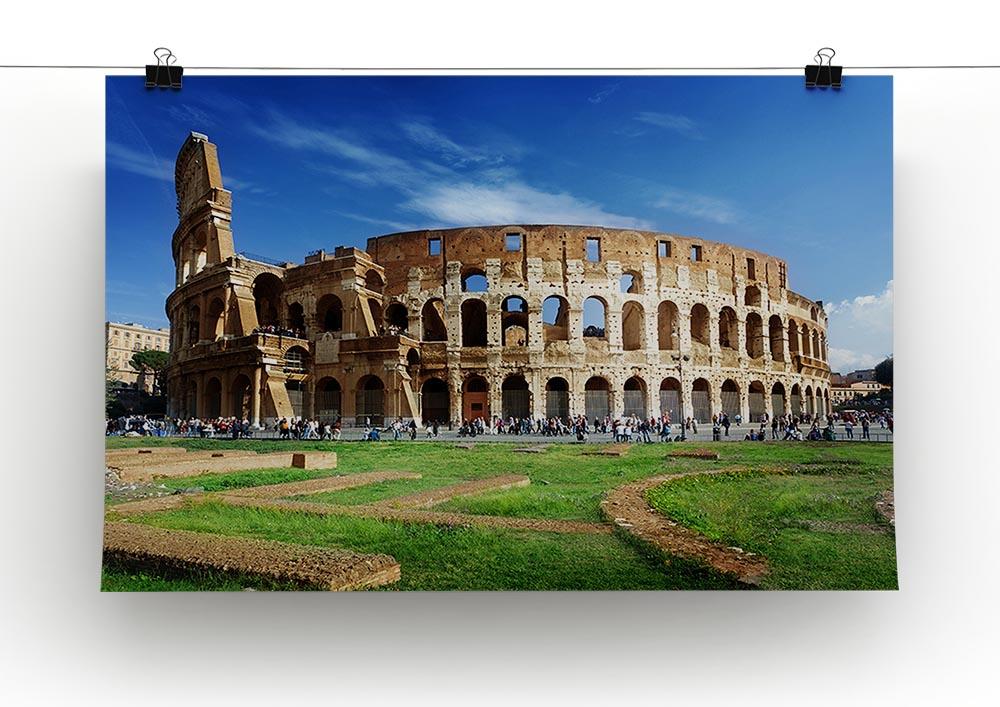 Colosseum in Rome Italy Canvas Print or Poster - Canvas Art Rocks - 2