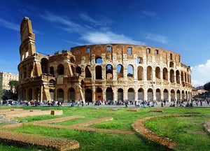 Colosseum in Rome Italy Wall Mural Wallpaper - Canvas Art Rocks - 1