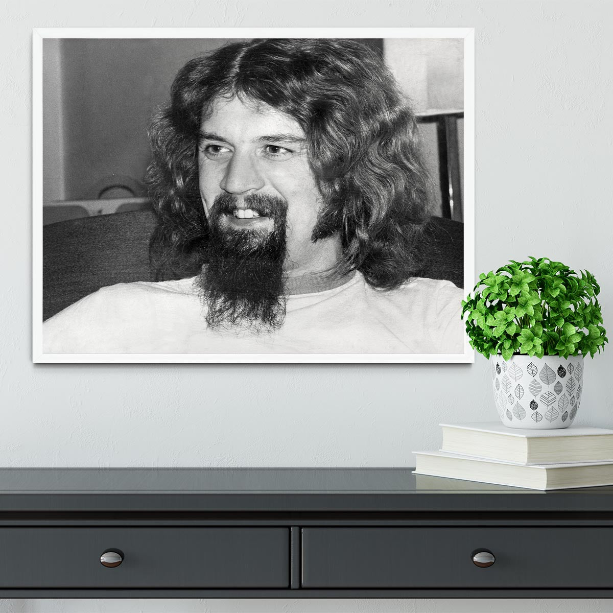 Comedian Billy Connolly Framed Print - Canvas Art Rocks -6