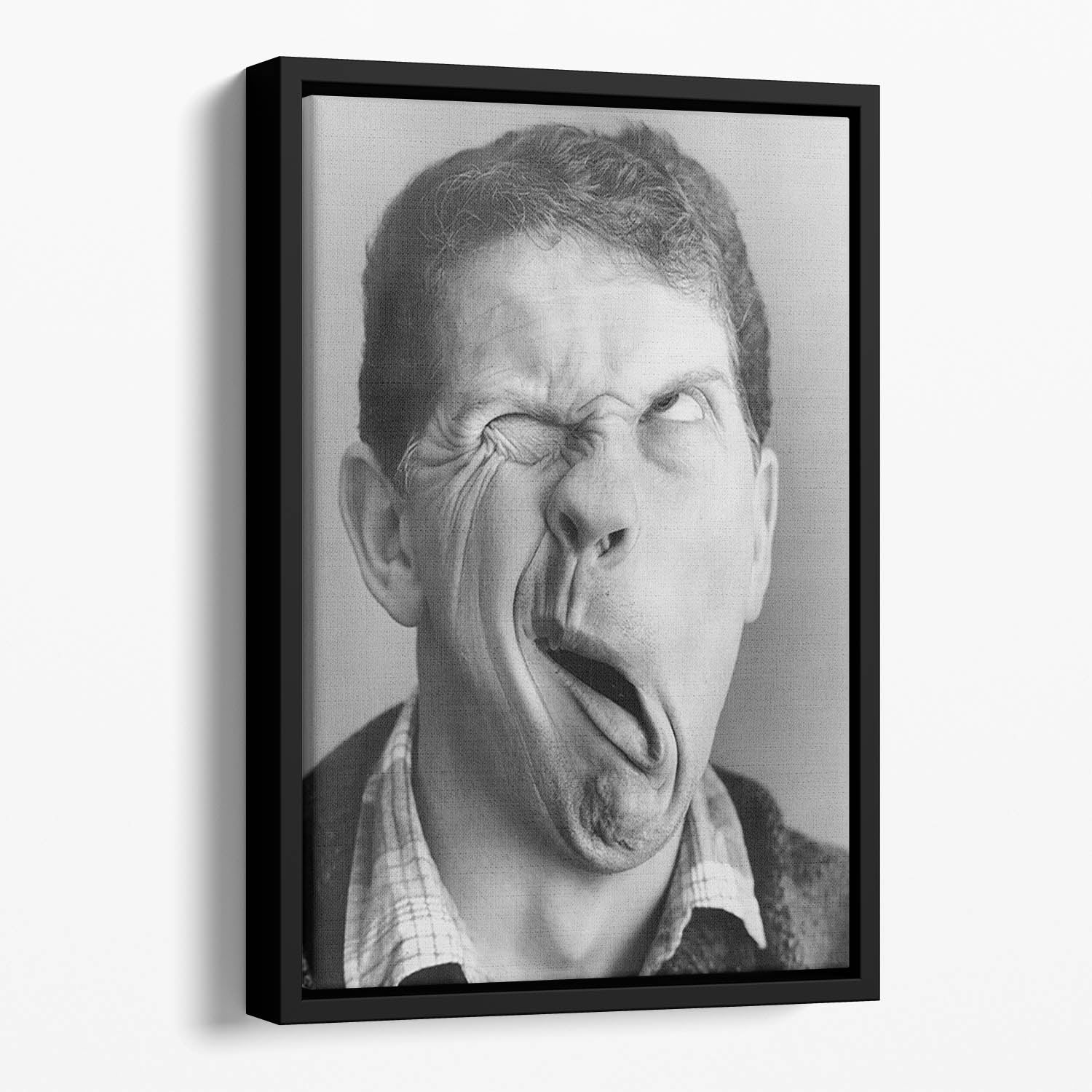 Comedian Phil Cool Floating Framed Canvas