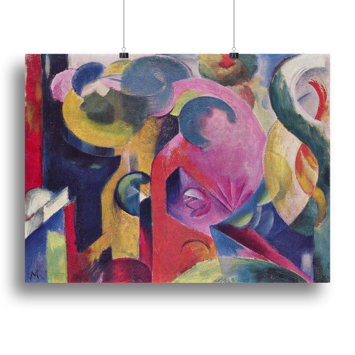 Composition III by Franz Marc Canvas Print or Poster - Canvas Art Rocks - 2