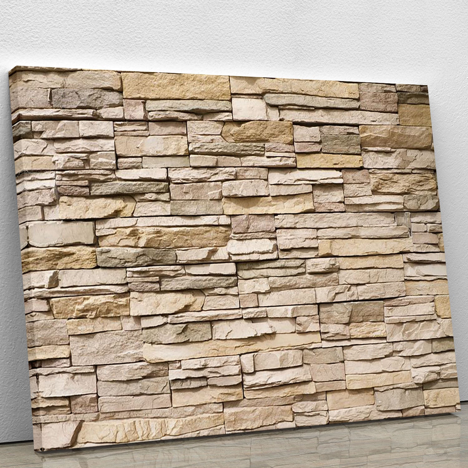 Contemporary stacked stone Canvas Print or Poster - Canvas Art Rocks - 1