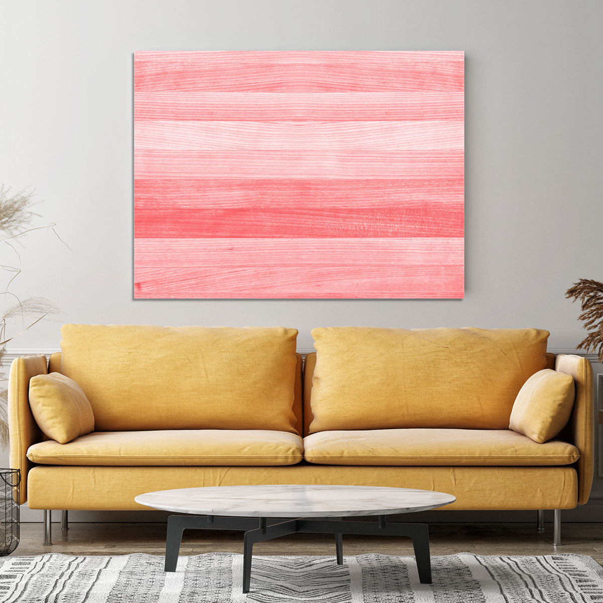 Coral pink or peach and salmon color Canvas Print or Poster - Canvas Art Rocks - 4