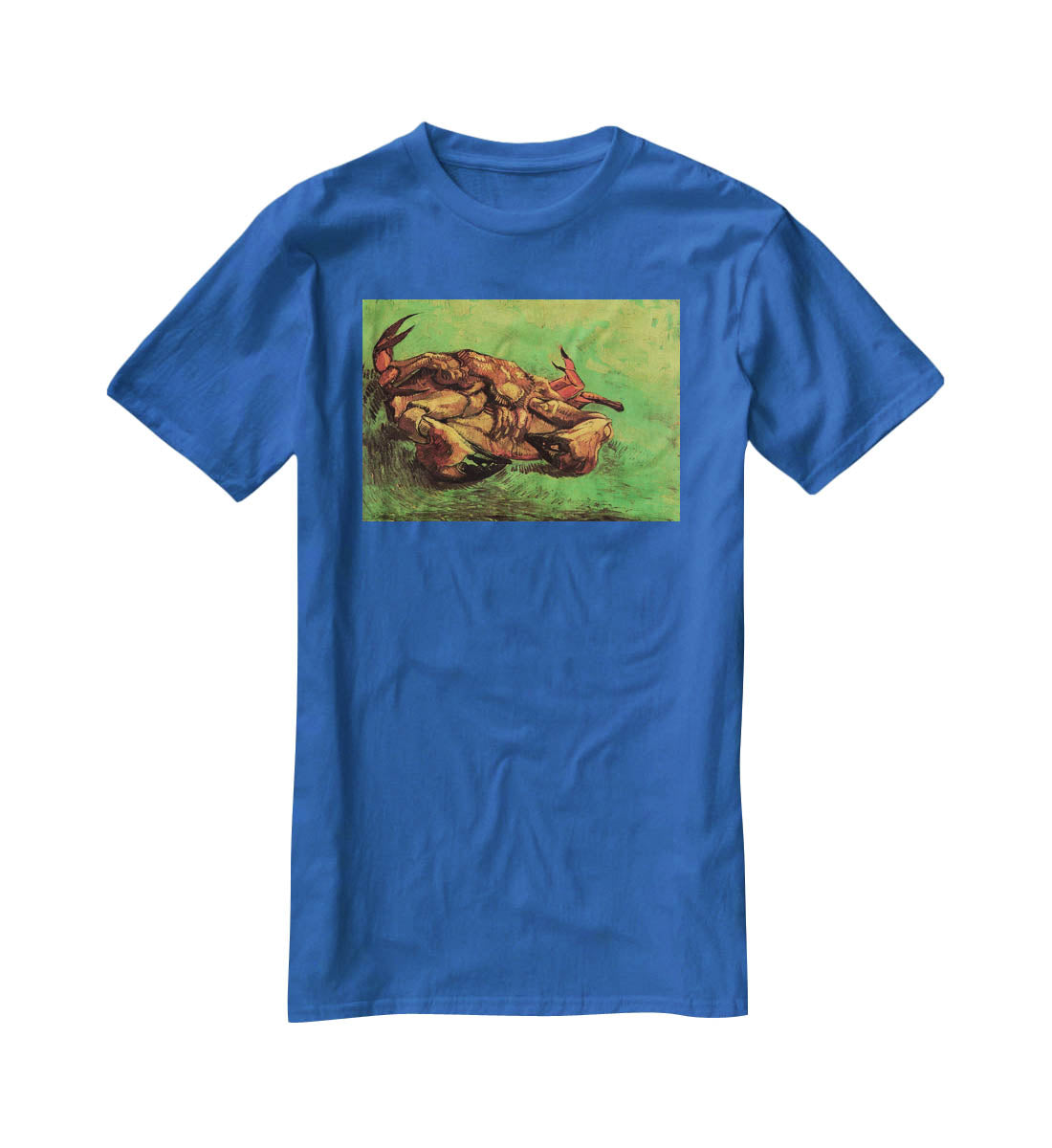Crab on Its Back by Van Gogh T-Shirt - Canvas Art Rocks - 2