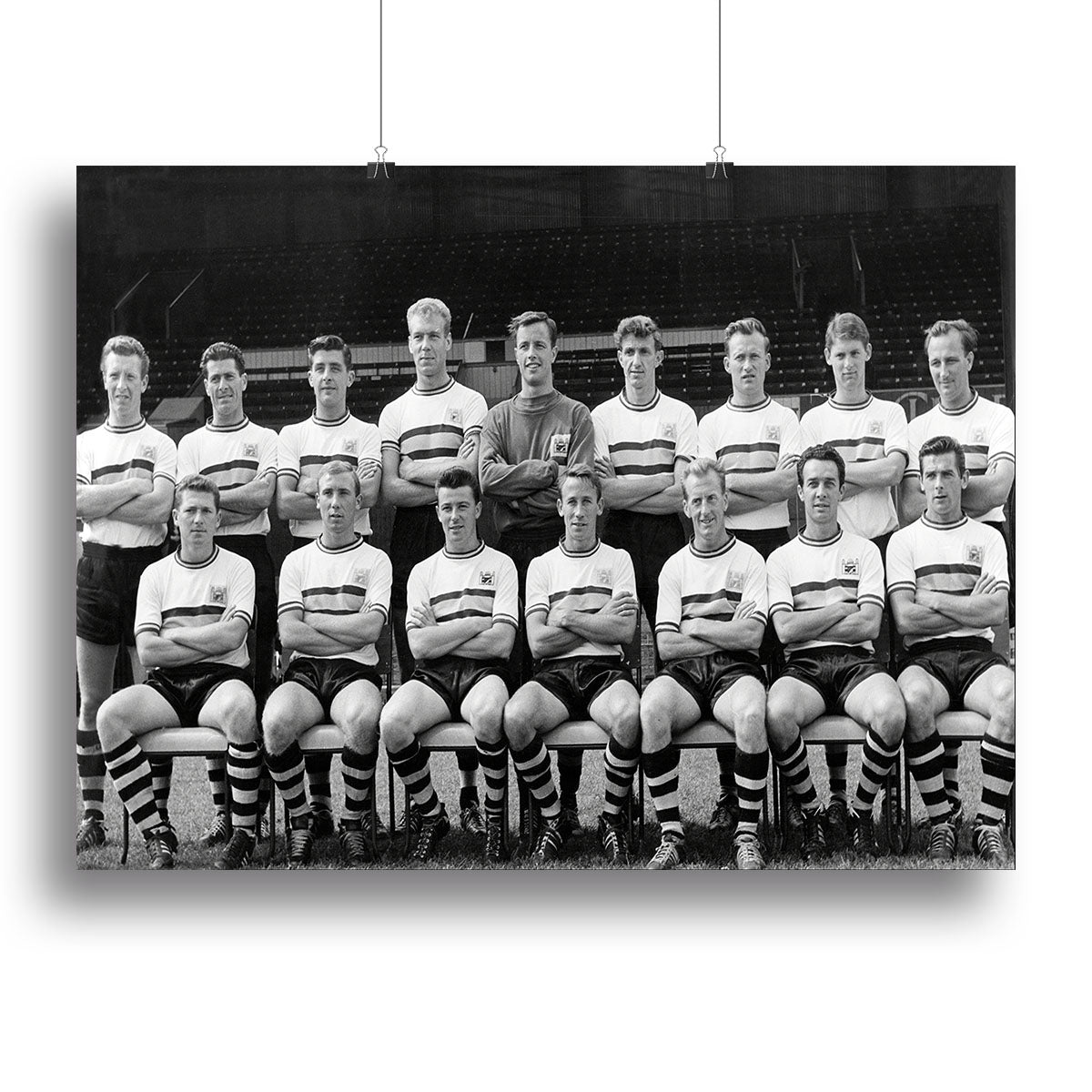 Crystal Palace Football Club Team Photo 1961 Canvas Print or Poster - Canvas Art Rocks - 2