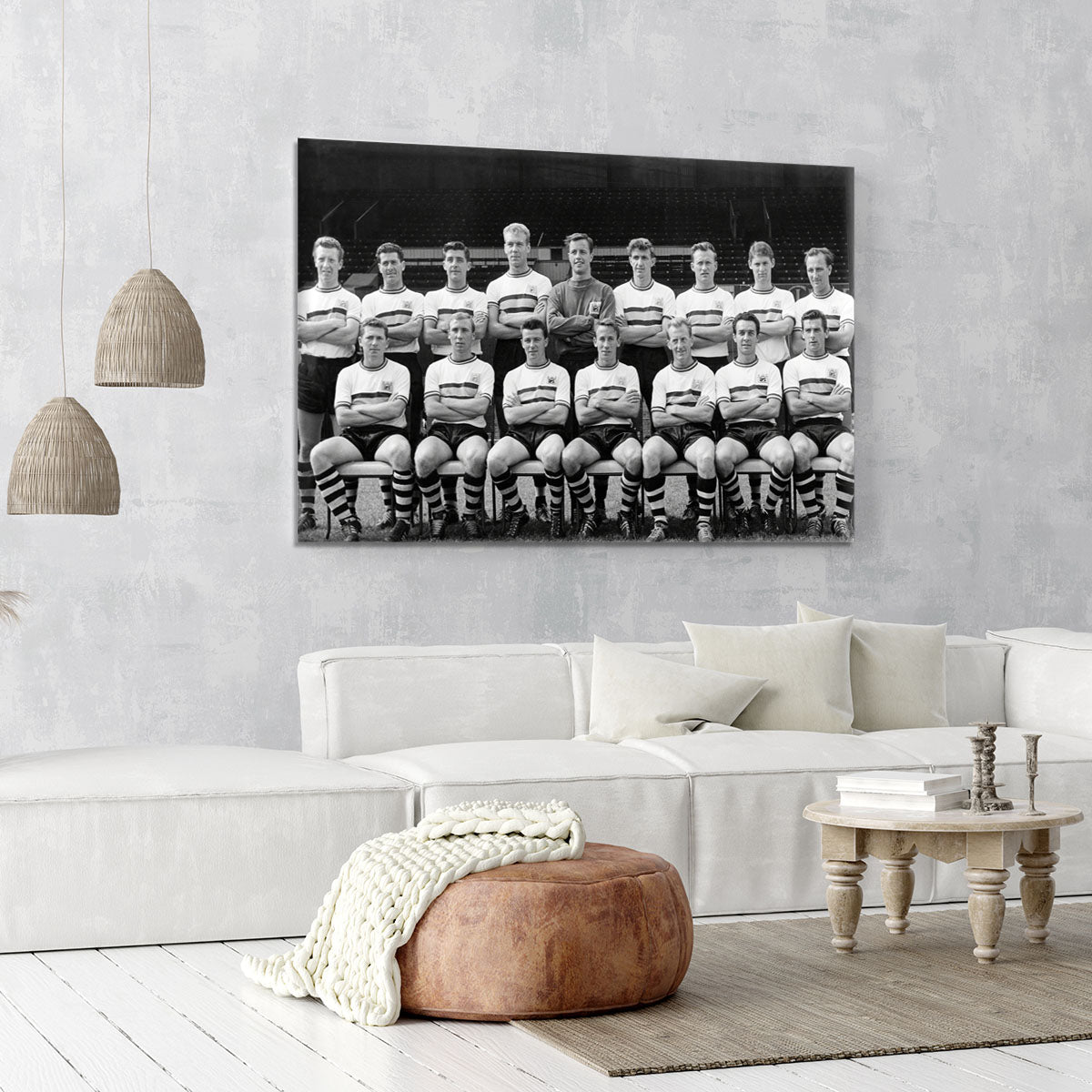 Crystal Palace Football Club Team Photo 1961 Canvas Print or Poster - Canvas Art Rocks - 6