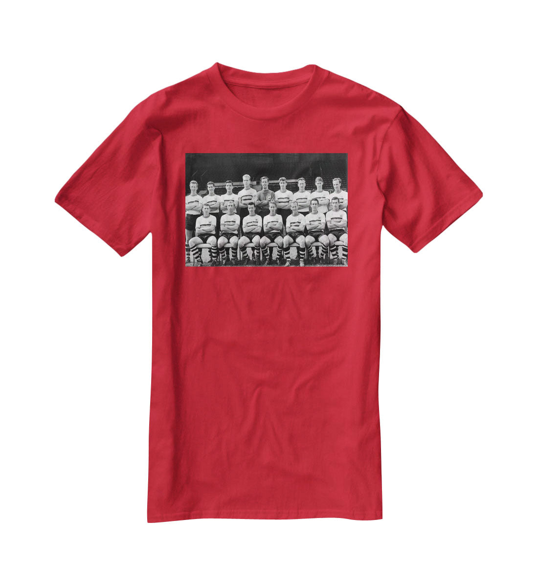 Crystal Palace Football Club Team Photo 1961 T-Shirt - Canvas Art Rocks - 4
