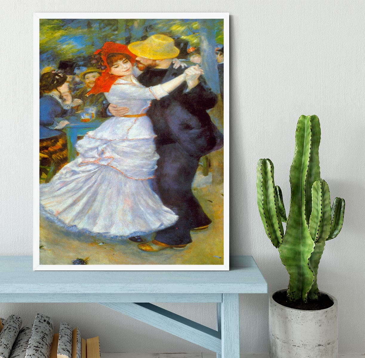 Dance at Bougival by Renoir Framed Print - Canvas Art Rocks -6