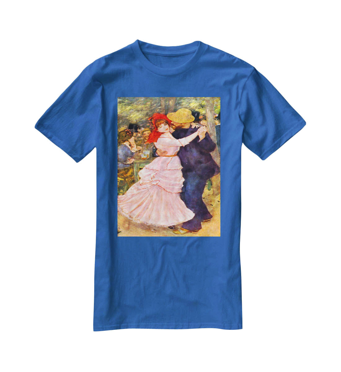 Dance in Bougival by Renoir T-Shirt - Canvas Art Rocks - 2