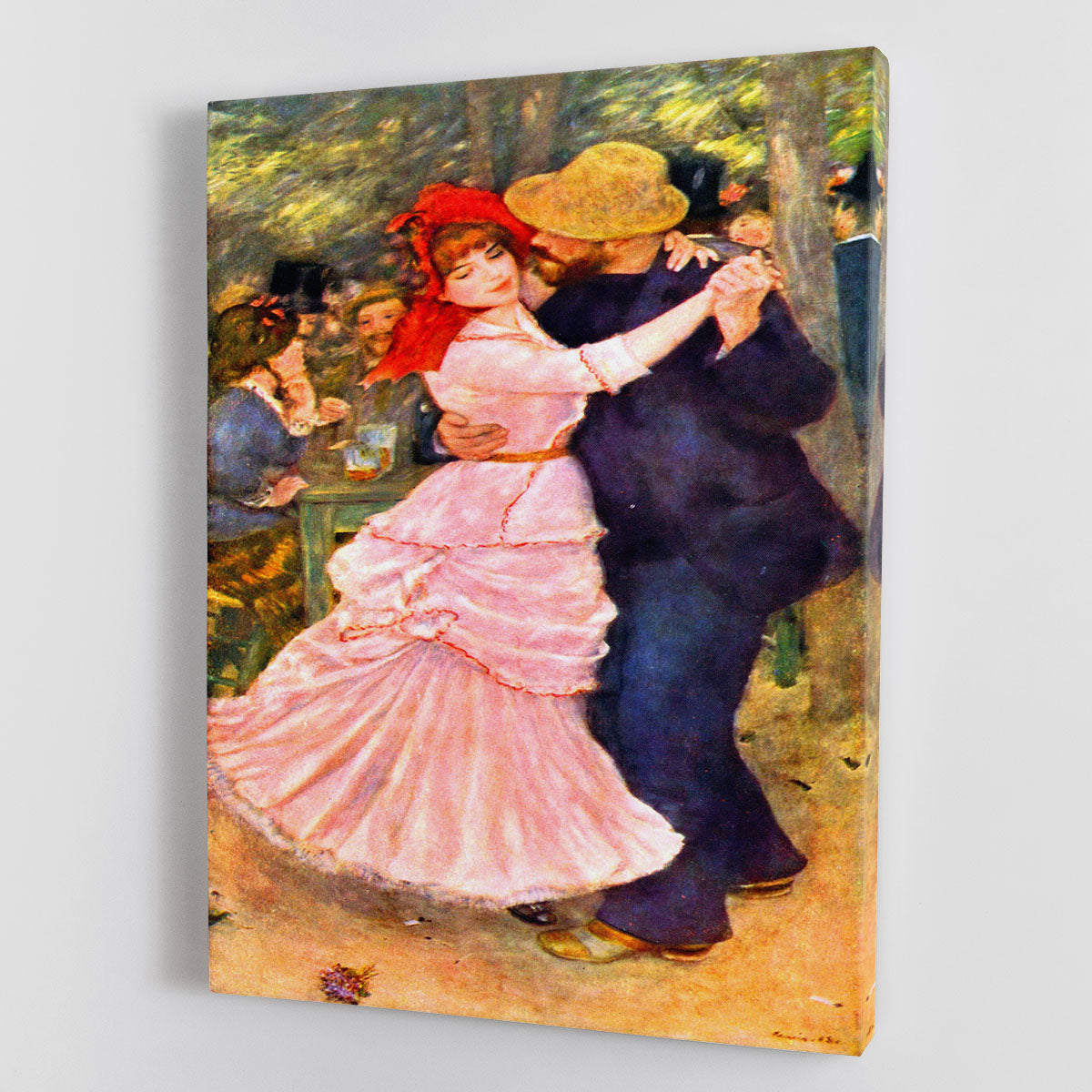 Dance in Bougival by Renoir Canvas Print or Poster - Canvas Art Rocks - 1