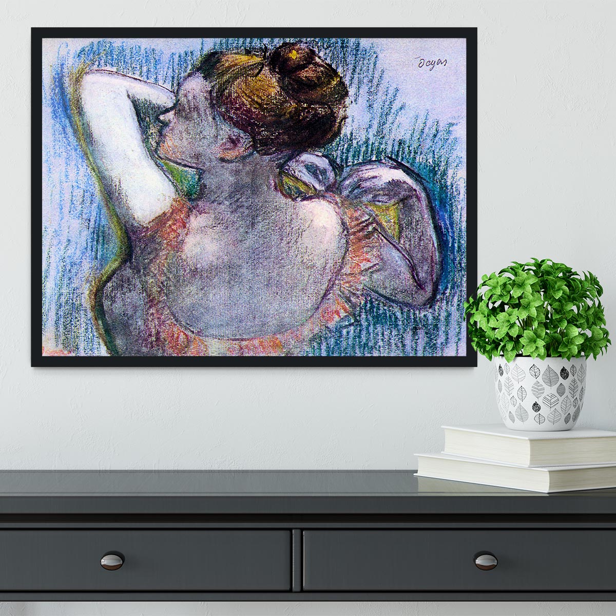 Dancer 1 by Degas Framed Print - Canvas Art Rocks - 2