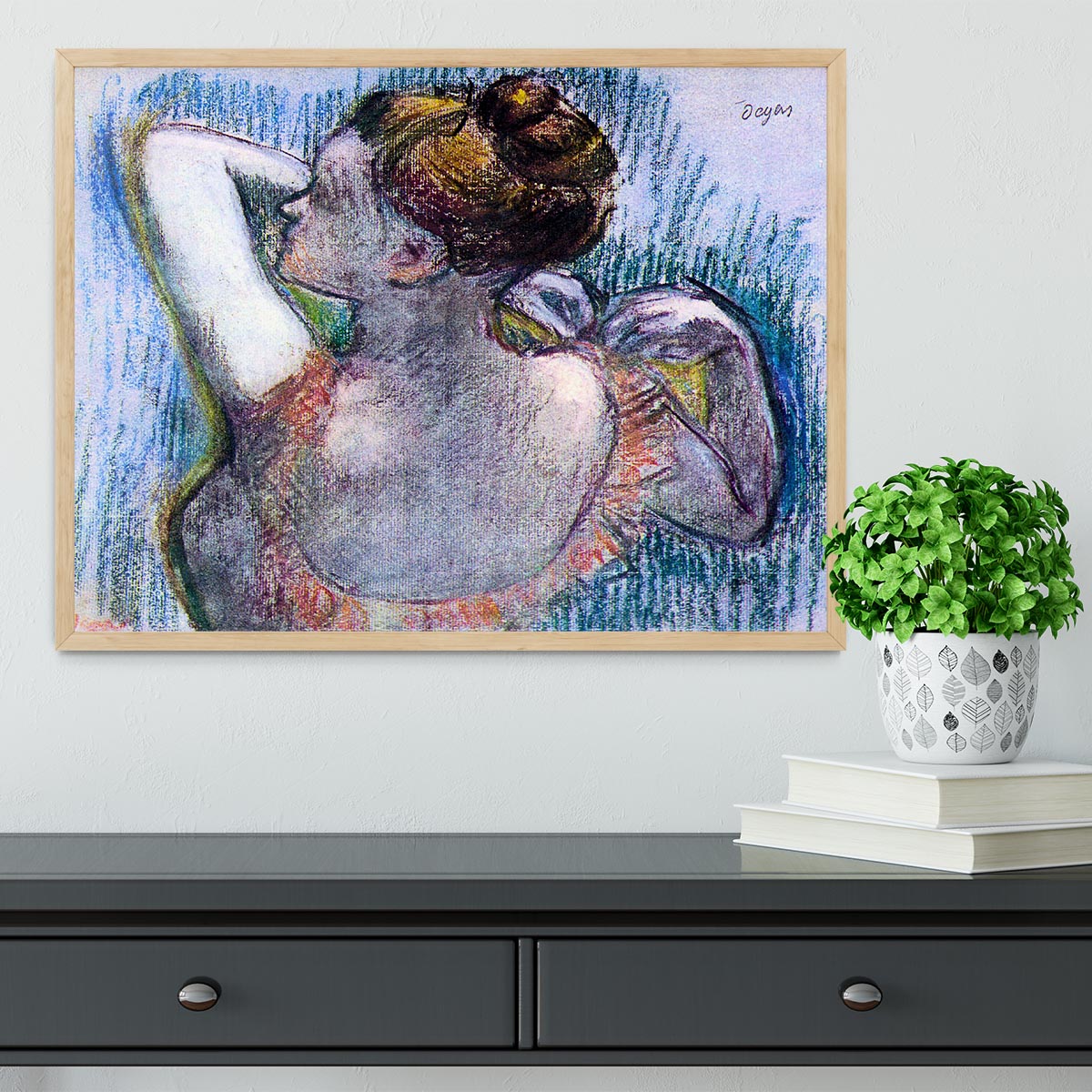 Dancer 1 by Degas Framed Print - Canvas Art Rocks - 4