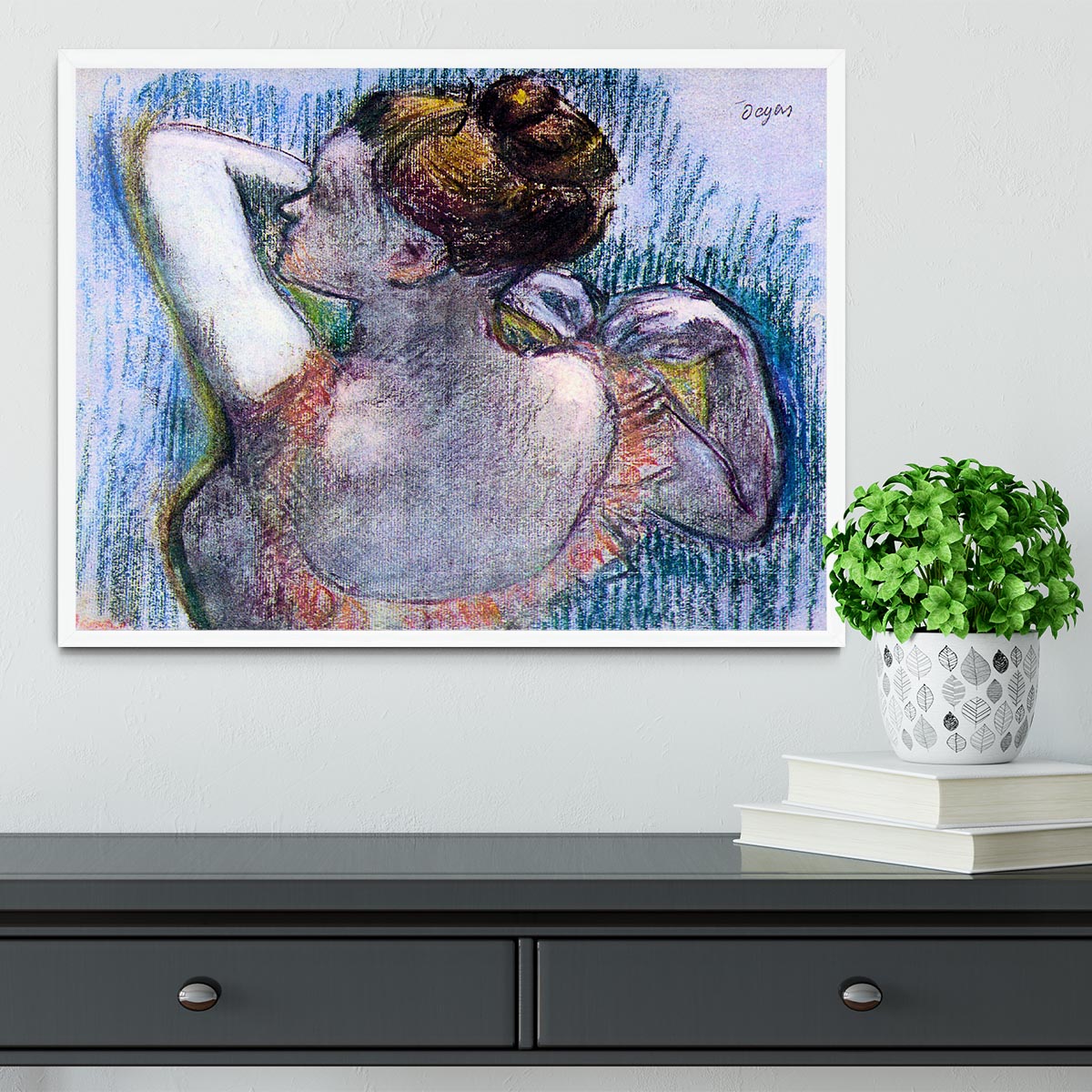 Dancer 1 by Degas Framed Print - Canvas Art Rocks -6