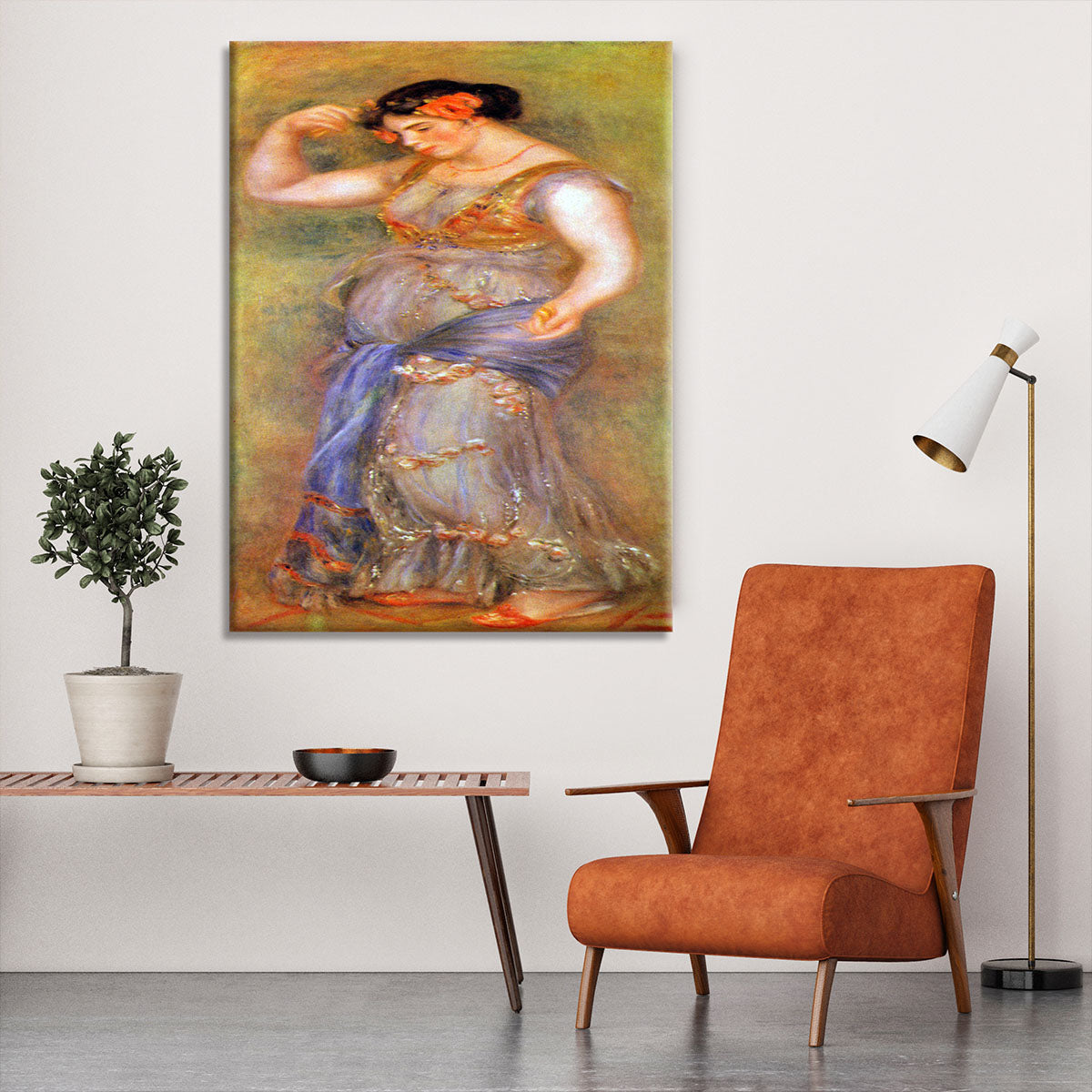 Dancer with castanets by Renoir Canvas Print or Poster - Canvas Art Rocks - 6