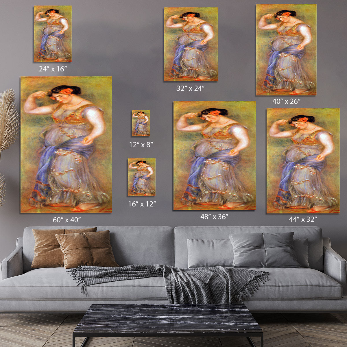 Dancer with castanets by Renoir Canvas Print or Poster - Canvas Art Rocks - 7