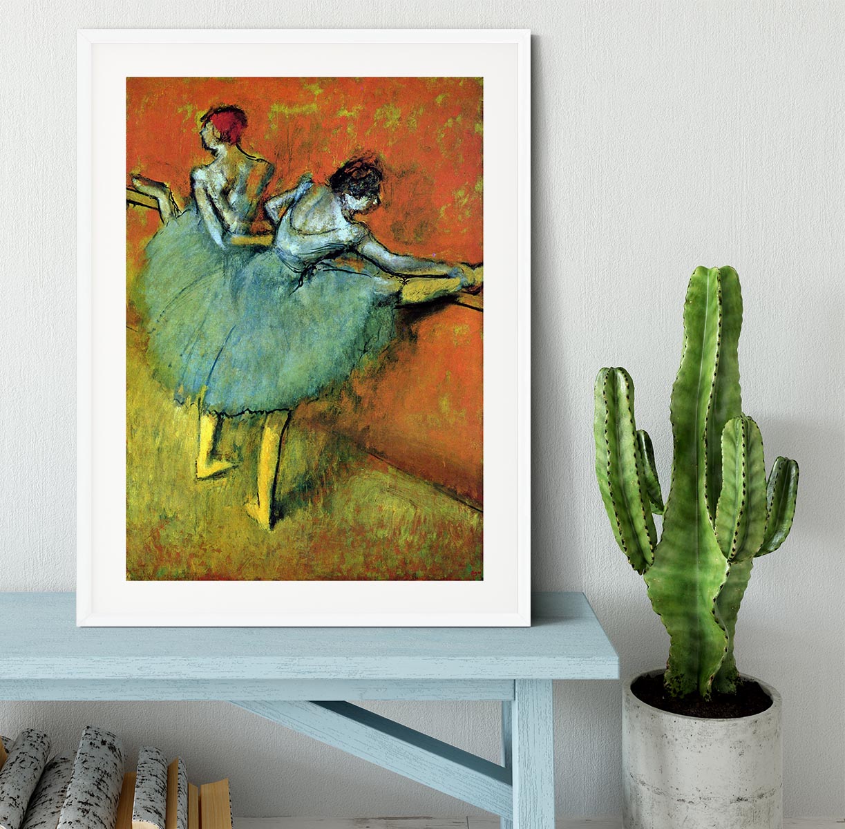 Dancers at the bar 1 by Degas Framed Print - Canvas Art Rocks - 5