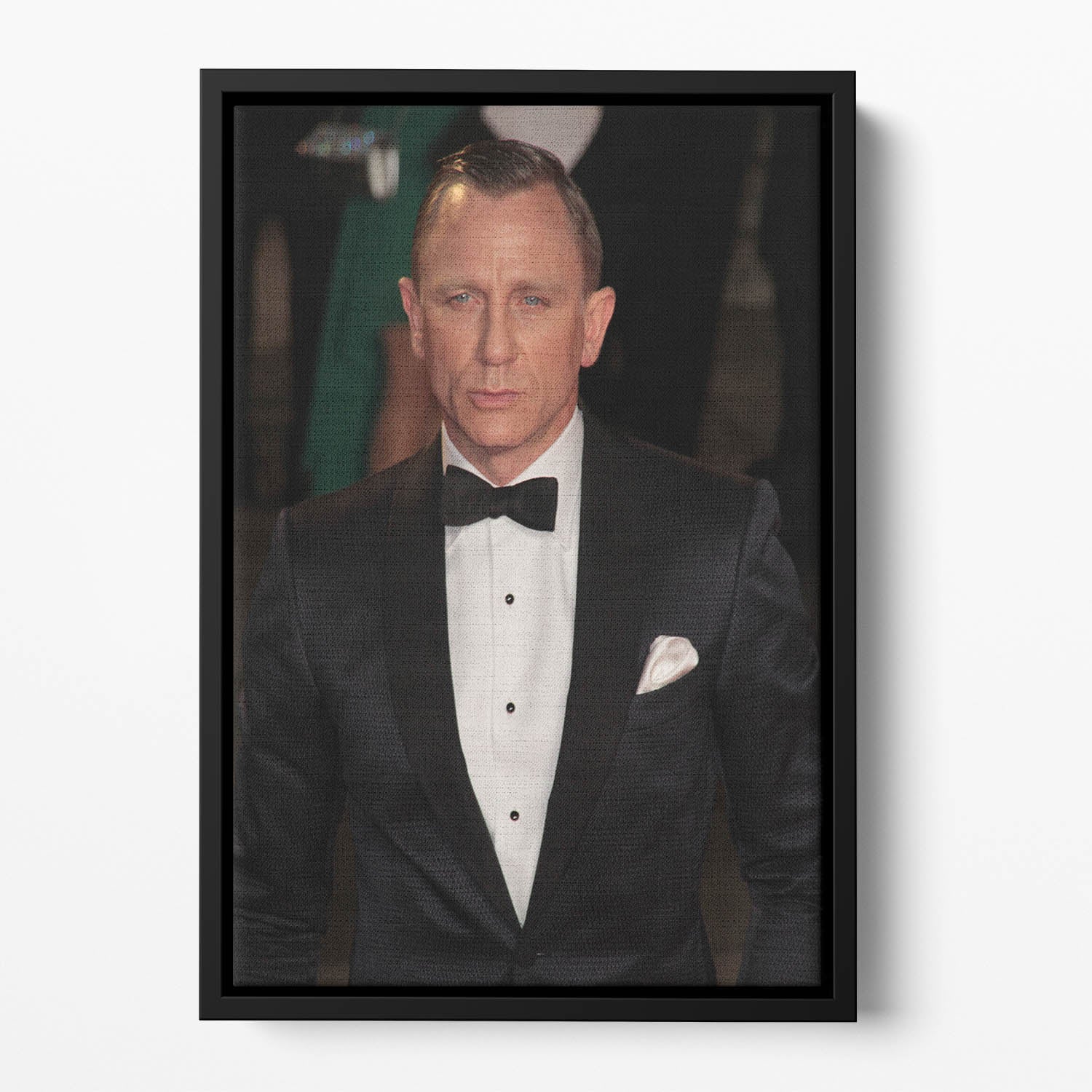 Daniel Craig James Bond Floating Framed Canvas