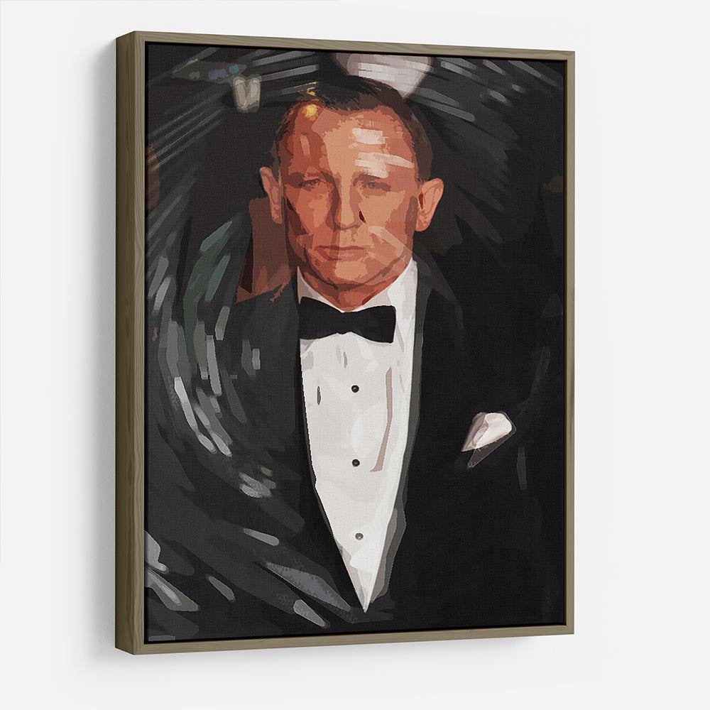 Daniel Craig James Bond Pop Art HD Metal Print