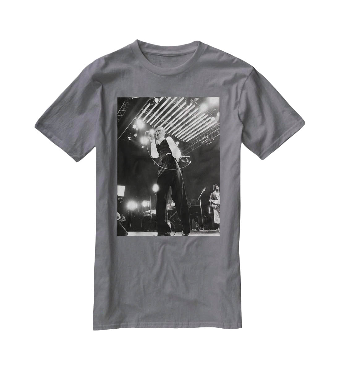 David Bowie at Wembley T-Shirt - Canvas Art Rocks - 3