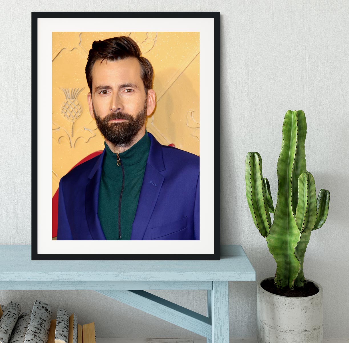 David Tennant at Mary Queen of Scots premiere Framed Print - Canvas Art Rocks - 1