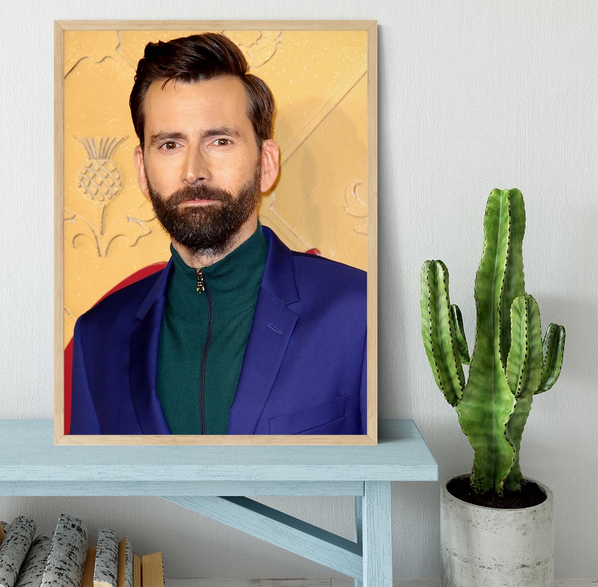 David Tennant at Mary Queen of Scots premiere Framed Print - Canvas Art Rocks - 4