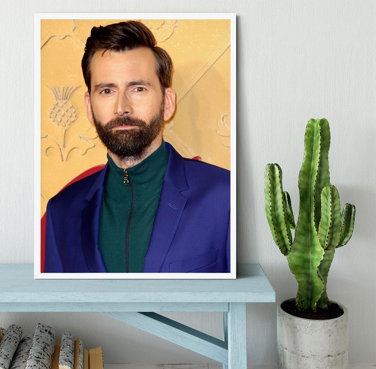 David Tennant at Mary Queen of Scots premiere Framed Print - Canvas Art Rocks -6