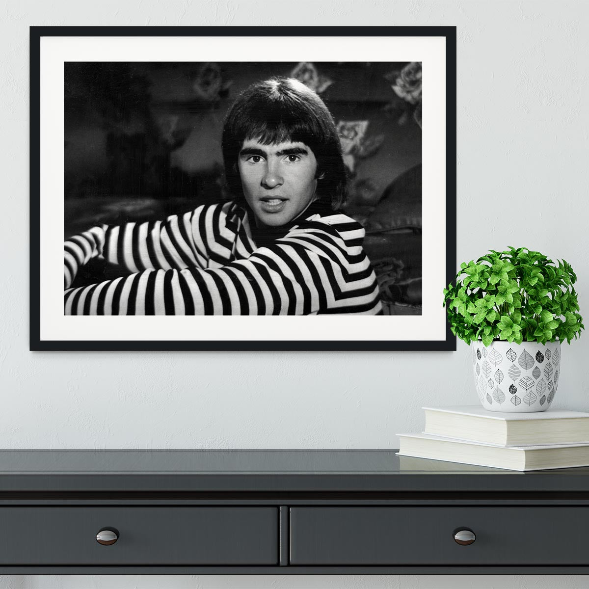 Davy Jones of the Monkees Framed Print - Canvas Art Rocks - 1