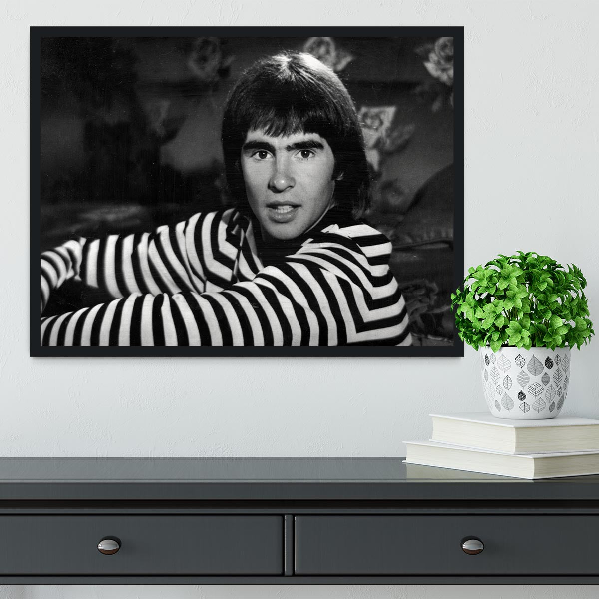 Davy Jones of the Monkees Framed Print - Canvas Art Rocks - 2