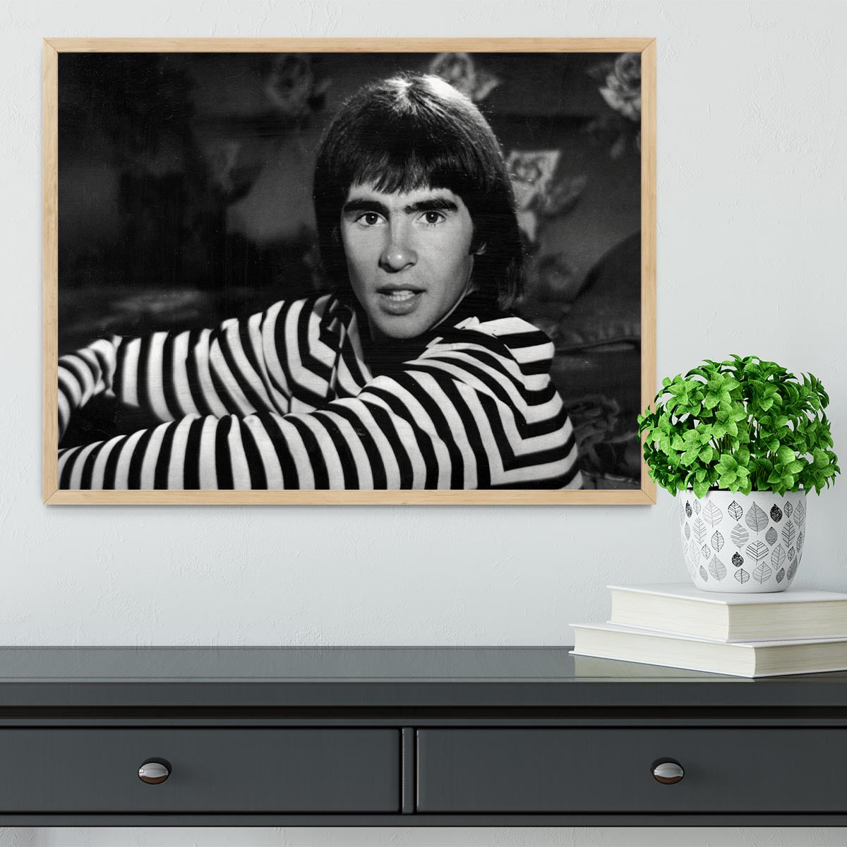 Davy Jones of the Monkees Framed Print - Canvas Art Rocks - 4