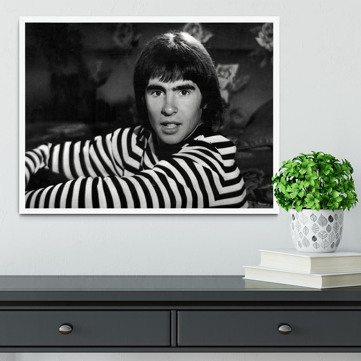 Davy Jones of the Monkees Framed Print - Canvas Art Rocks -6