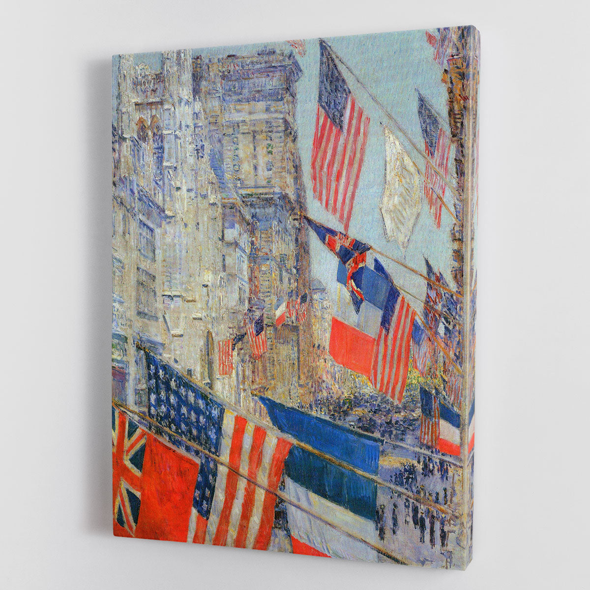 Day of allied victory 1917 by Hassam Canvas Print or Poster - Canvas Art Rocks - 1