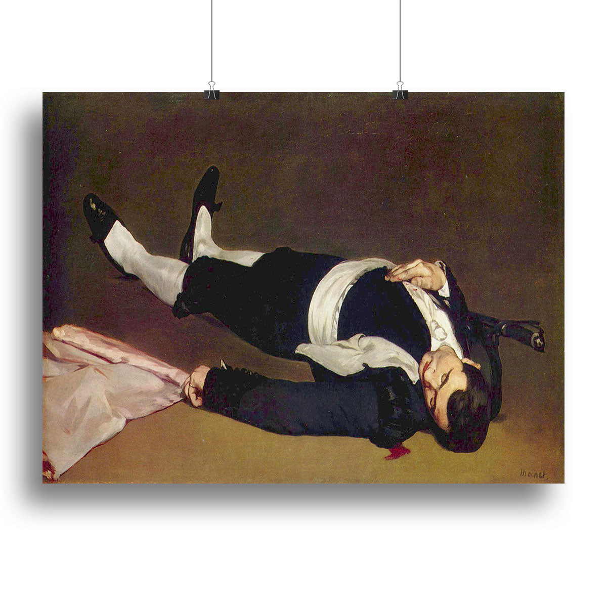 Dead Torero by Manet Canvas Print or Poster - Canvas Art Rocks - 2