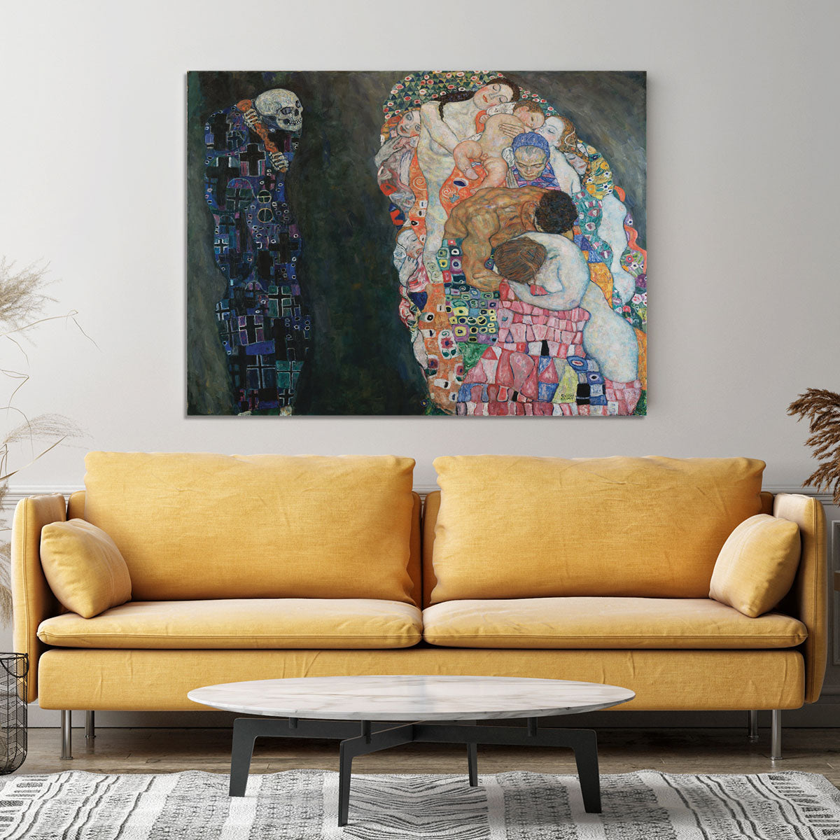 Death and Life by Klimt 2 Canvas Print or Poster - Canvas Art Rocks - 4