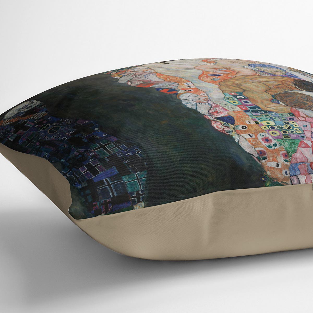Death and Life by Klimt 2 Cushion
