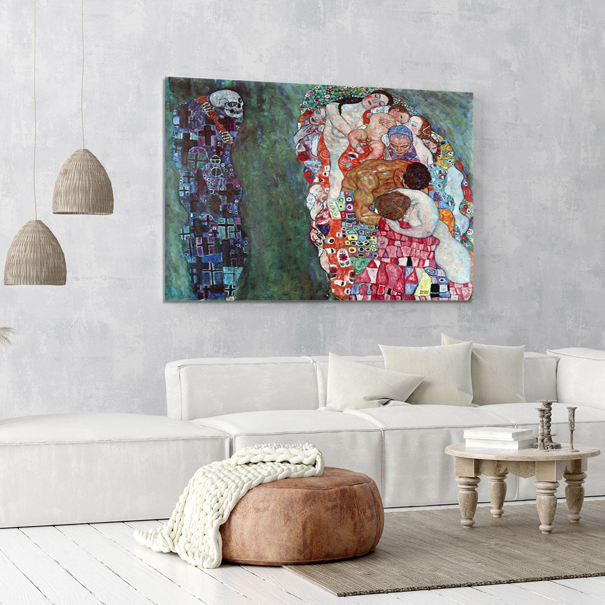 Death and Life by Klimt Canvas Print or Poster - Canvas Art Rocks - 6
