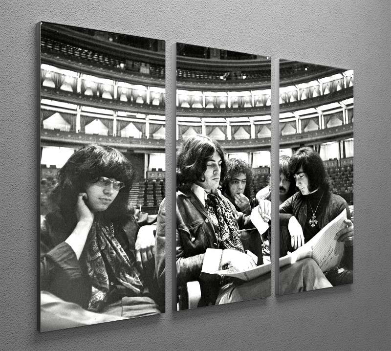 Deep Purple go classical 3 Split Panel Canvas Print - Canvas Art Rocks - 2
