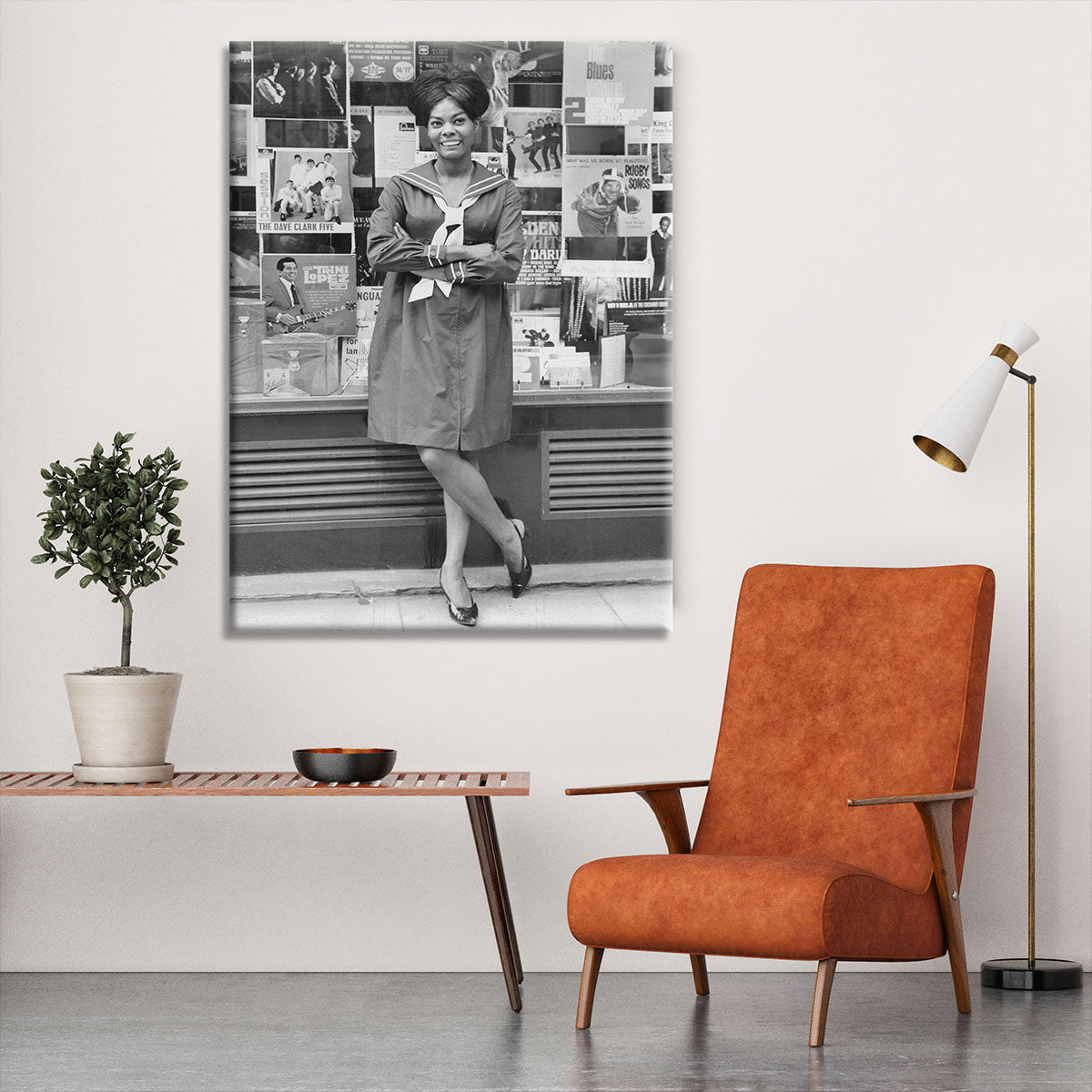 Dionne Warwick shopping Canvas Print or Poster - Canvas Art Rocks - 6