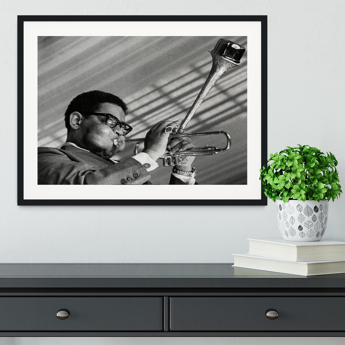 Dizzy Gillespie Framed Print - Canvas Art Rocks - 1