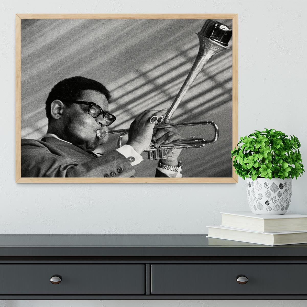 Dizzy Gillespie Framed Print - Canvas Art Rocks - 4
