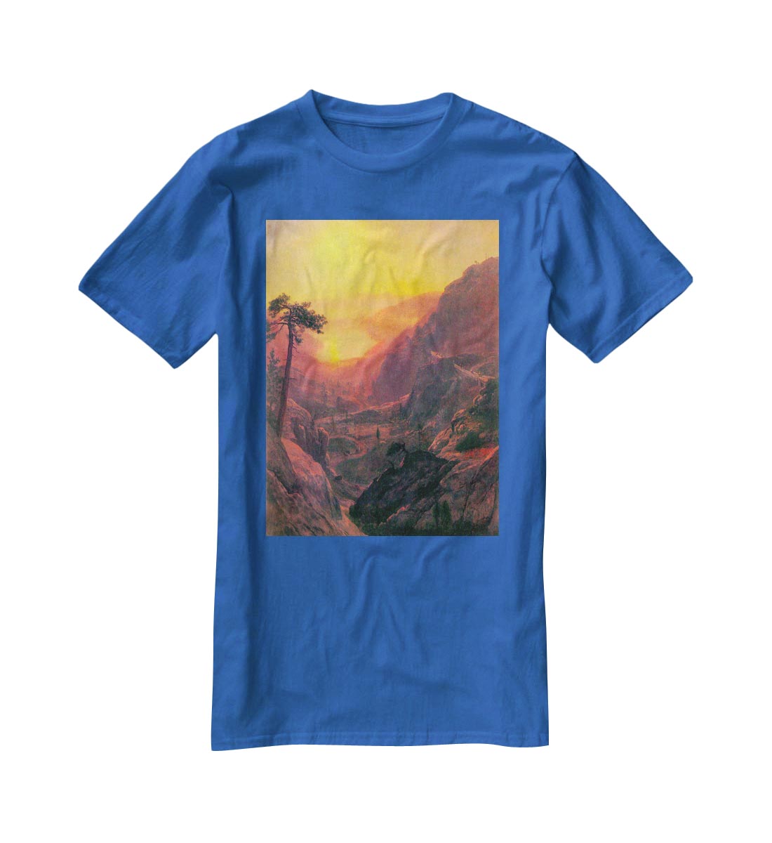 Donner Lake by Bierstadt T-Shirt - Canvas Art Rocks - 2
