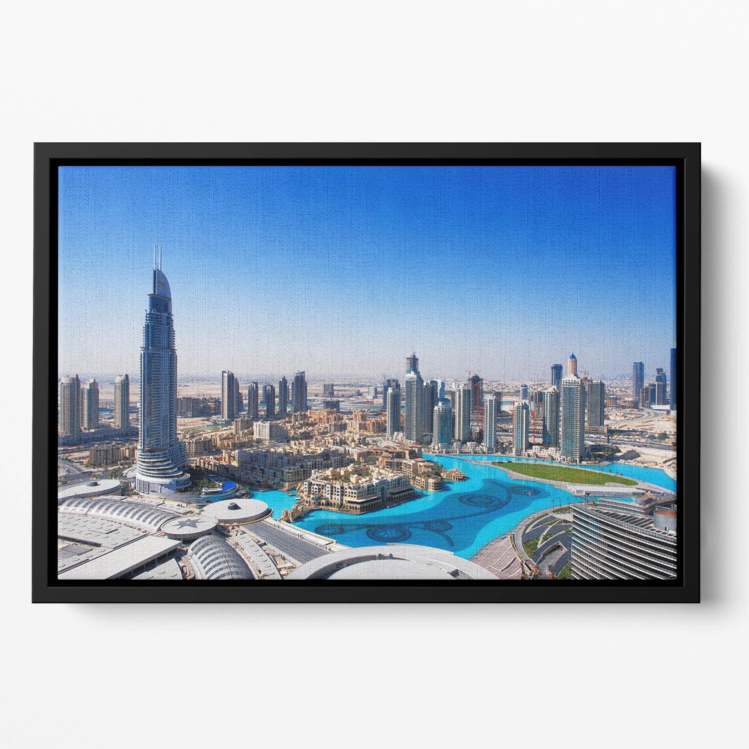 Downtown Dubai Floating Framed Canvas