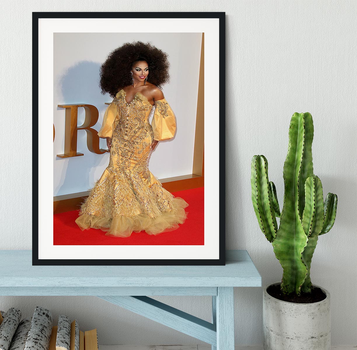 Drag Queen Shangela Laquifa Wadley Framed Print - Canvas Art Rocks - 1