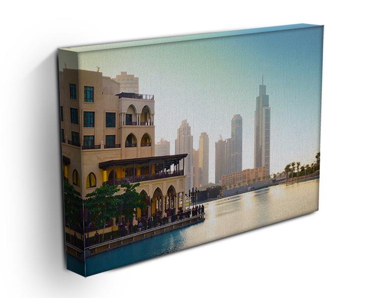 Dubai downtown at sunset Canvas Print or Poster - Canvas Art Rocks - 3