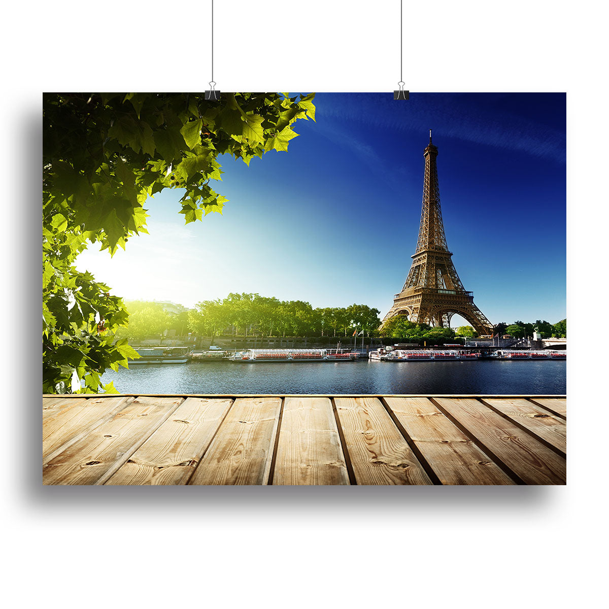 Eiffel tower in Paris Canvas Print or Poster - Canvas Art Rocks - 2