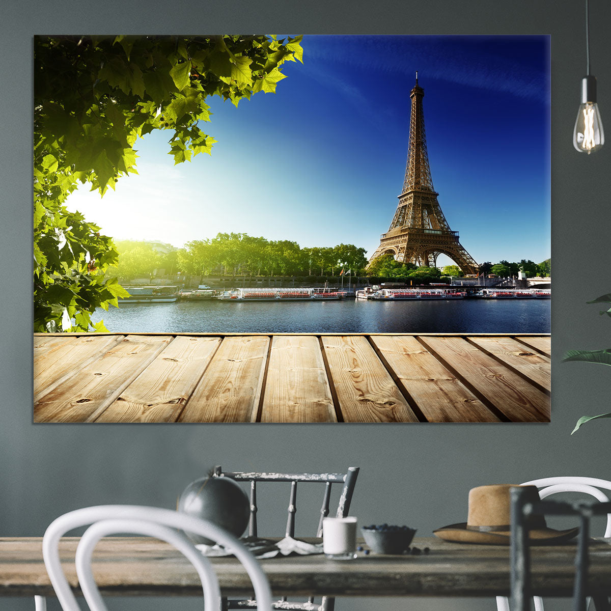 Eiffel tower in Paris Canvas Print or Poster - Canvas Art Rocks - 3