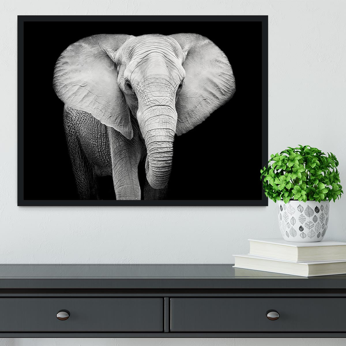 Elephant Framed Print - Canvas Art Rocks - 2