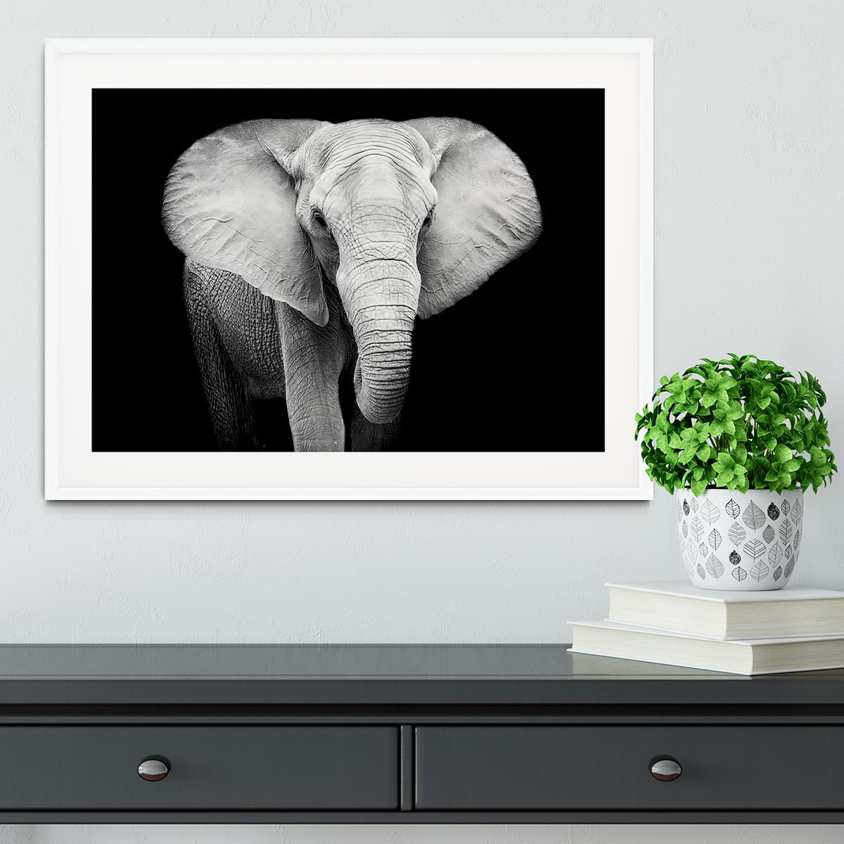 Elephant Framed Print - Canvas Art Rocks - 5