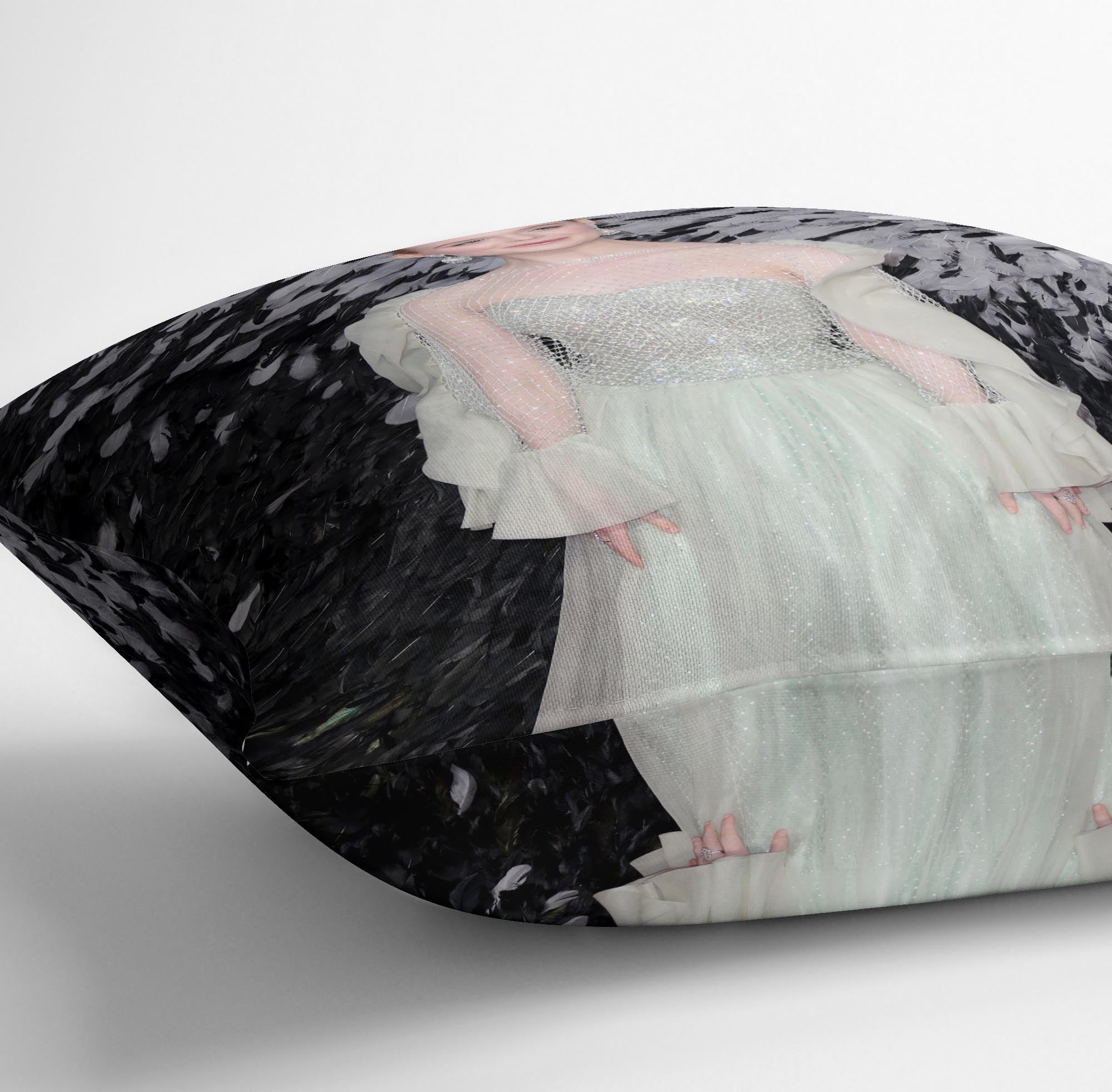 Elle Fanning Cushion - Canvas Art Rocks - 3