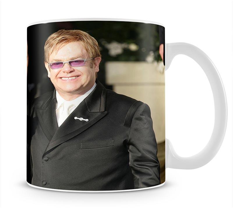 Elton John and David Furnish Mug - Canvas Art Rocks - 1