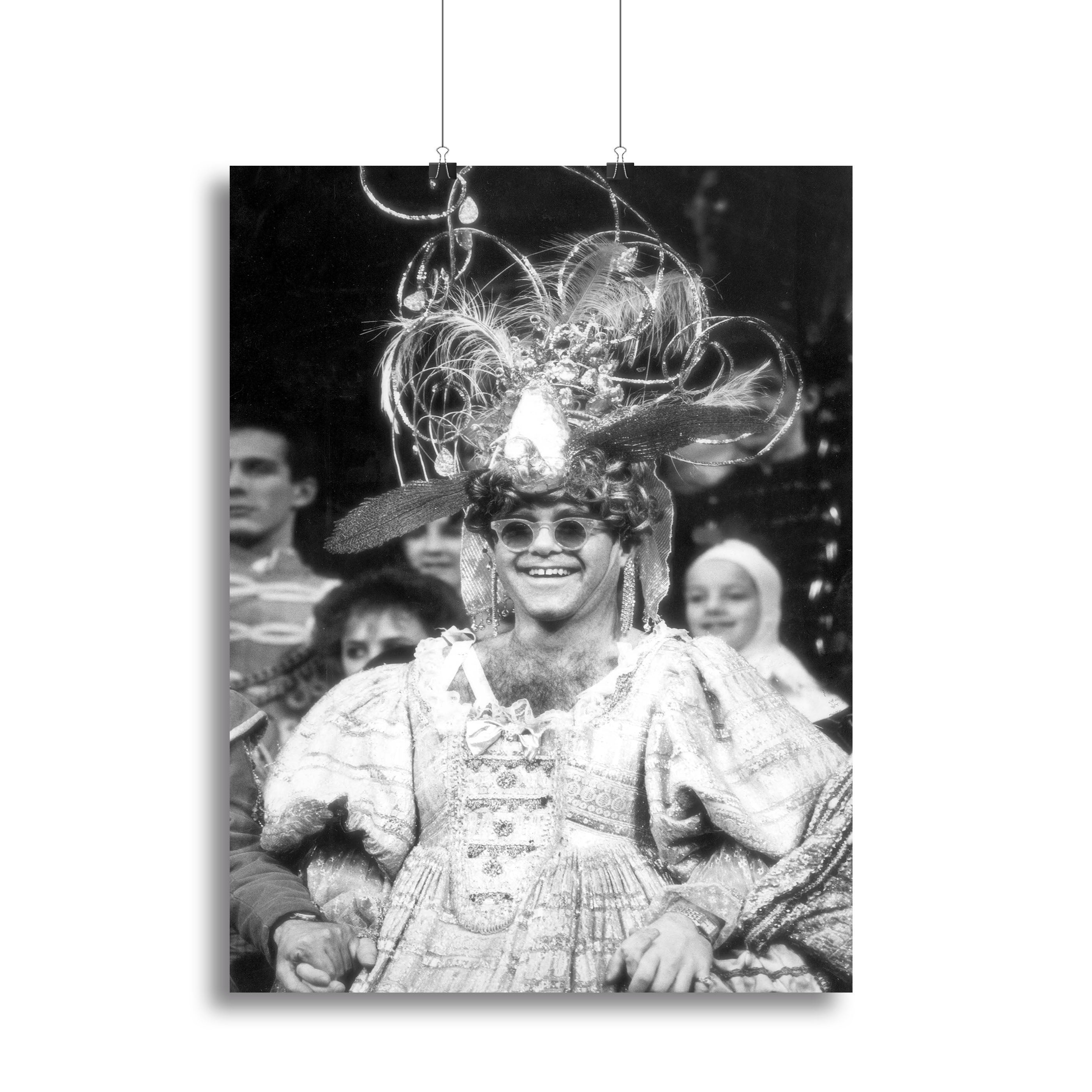 Elton John as a panto dame Canvas Print or Poster - Canvas Art Rocks - 2